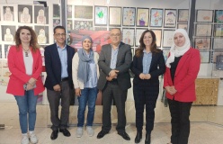 زيارة معالي وزير الثقافة الدكتور عاطف أبو سيف لمنتدى الفنون البصرية