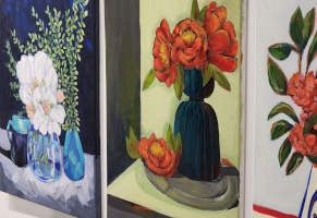 معرض &quot;على قماش 2 &quot;لطلبة المستويات الأكاديمية في مدرسة الفنون البصرية