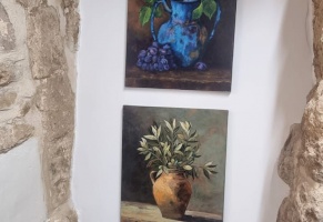 منتدى الفنون البصرية يفتتح معرض أعمال طلبة المساقات الأكاديمية والهواة في البلدة القديمة كفر عقب