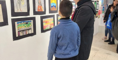 معرض نتاج طلبة مساق بستان الفن ومساق أساسيات ومبادئ الرسم للفصل الأكاديمي الأول 2023