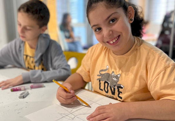 الفصل الثاني في مدرسة الفنون 