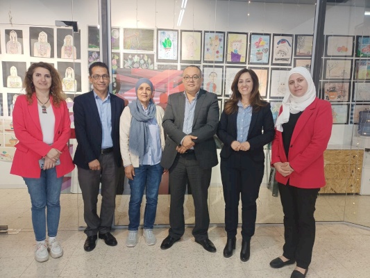 زيارة معالي وزير الثقافة الدكتور عاطف أبو سيف لمنتدى الفنون البصرية