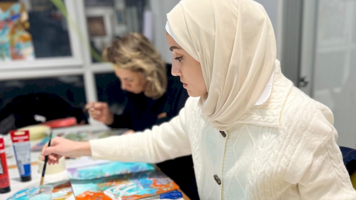 الفصل الثاني في مدرسة الفنون 